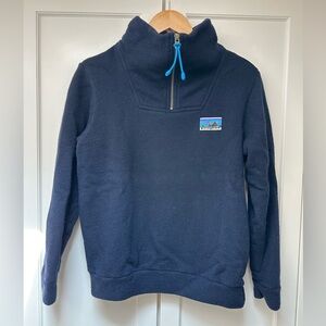 Patagonia Wool 3/4 Zip Navy Sweater / Women’s Medium